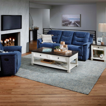 Astoria Power Reclining Sofa with Built-In Storage & Chargers