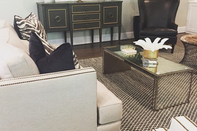 Inspiration for a transitional living room remodel in Portland