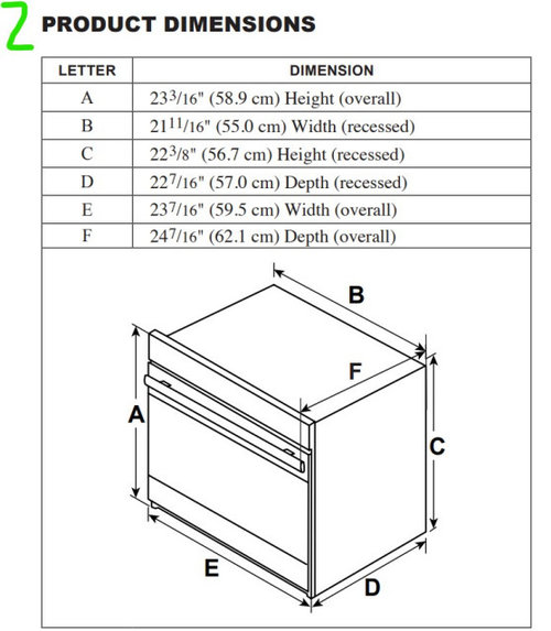 Space needed behind wall oven?