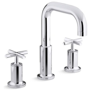 Kohler Purist Deck-Mount Bath Faucet Trim For High-Flow Valve, Polished Chrome