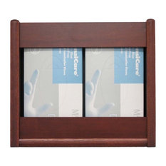 50 Most Por Mahogany Bathroom Accessories For 2018 Houzz Wooden Mallet 2 Pocket Glove And Tissue Box Holder Mahogany