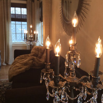 TexasGlamour Inspired Sitting Room by Juliana Ferrazzi Black-eyed Susan designer
