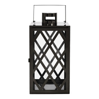 Sunjoy Classic Black 20 Outdoor Battery Powered Lantern