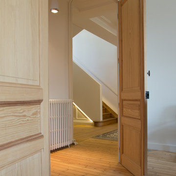 escalier éclairé