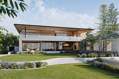 Peppermint Grove House in Australia - 3d renderings