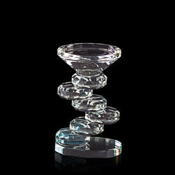 Vitreus Crystal Candle Holder - Candleholders