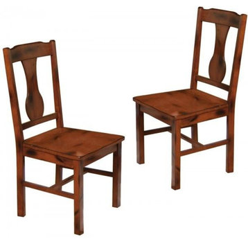 Huntsman Dining Chair in Dark Oak-Set of 2