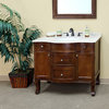 38.2 Inch Single Sink Vanity-Wood-Walnut