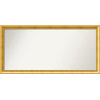 Wall Mirror, Townhouse Gold Wood, 50x25