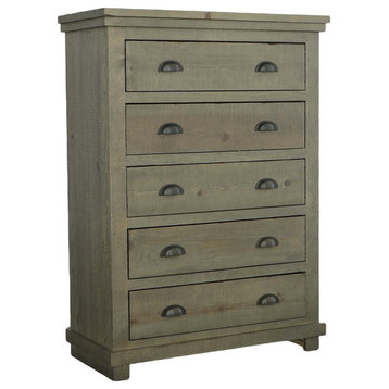 Willow Chest, Distressed Dark Gray