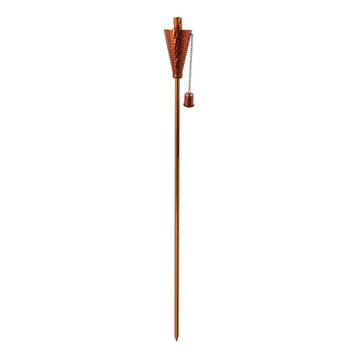 Anywhere Torch, Hammered Copper Cone, Tall, 2-Pack