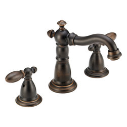 Delta Victorian&reg; Two Handle Widespread Lavatory Faucet - Bathroom Sink Faucets