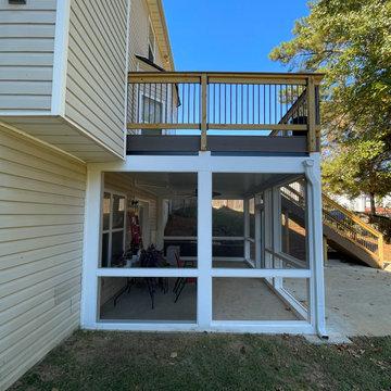 Deck with Underneath Screened Porch, Powder Springs GA