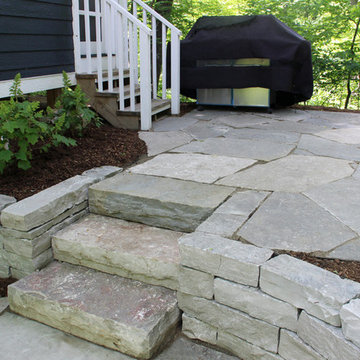 Bocce ball court & landscaping