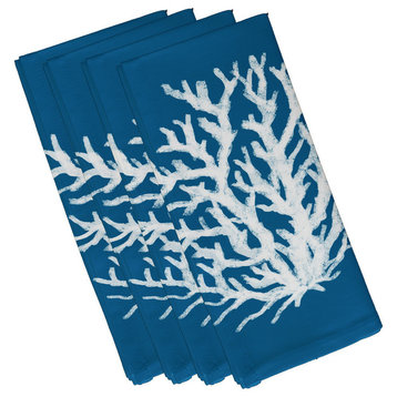 Coral Reef Geometric Print Napkin, Paisley, Set of 4
