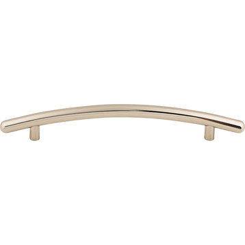 Top Knobs M1952 Curved 6-5/16 Inch Center to Center Bar Cabinet - Polished
