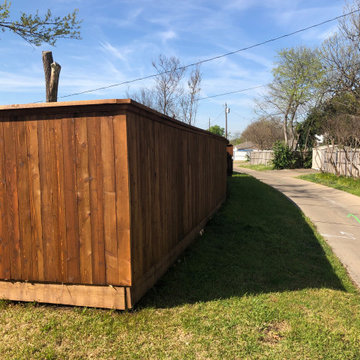 Build New Fence Cedar The Colony Texas Plano Frisco McKinney Celina Prosper