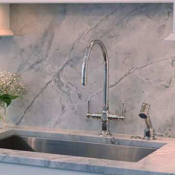 Super White Extra Full Height Backsplash