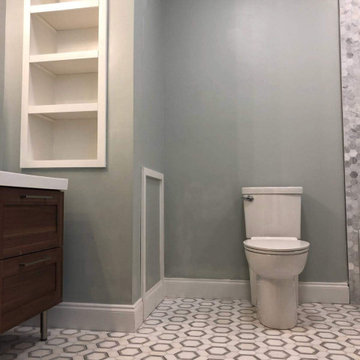 15th St. Contemporary Basement Remodel