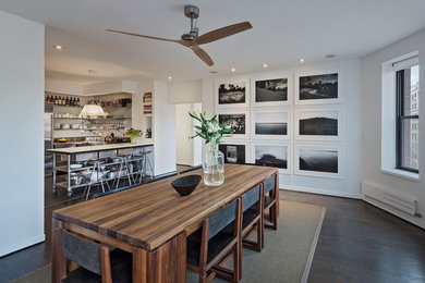 Trendy dining room photo in New York