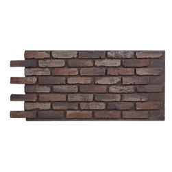 173-CHICAGO BRICK WALL PANEL - 24"H - Wall Panels
