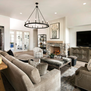 75 Beautiful Transitional Family Room Pictures & Ideas - August, 2020 ...