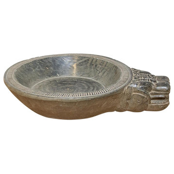 Rustic Southern India Stone Bowl