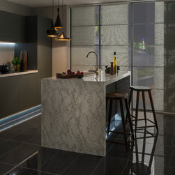 Regal Wave Shadow Black Porcelain Tile - Tile