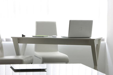 Mid-sized minimalist home design photo in Other