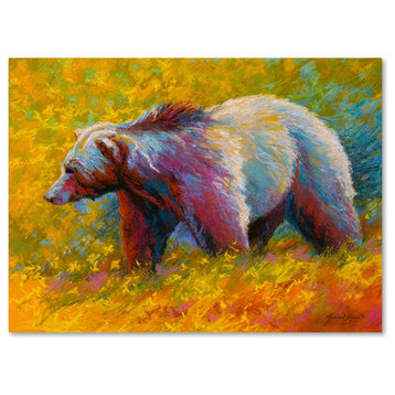 Marion Rose 'Pastel Grizz' Canvas Art, 14" x 19"