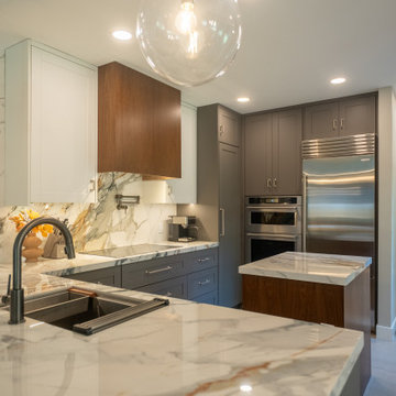 Thinline Sintered Stone - Luxury White Luxury Kitchen Cherry Creek
