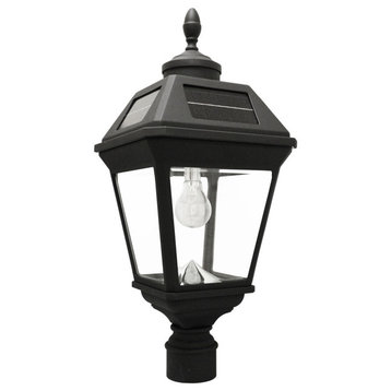 Imperial Solar Lamp,GS Solar Light Bulb, 3" Fitter, Black Finish