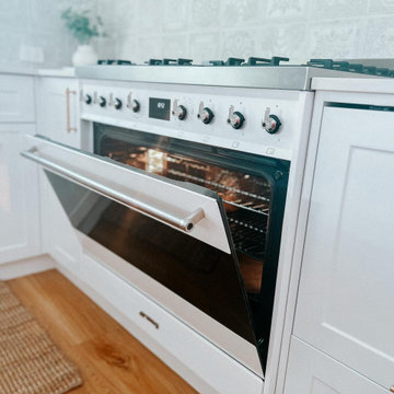 Kitchen Splashback - Pressed Metal Design