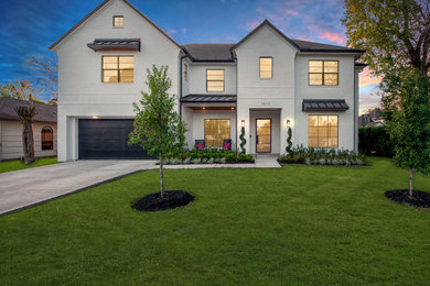 Example of a trendy exterior home design in Houston