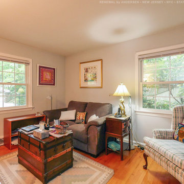Perfect Craft Room with New White Windows - Renewal by Andersen New Jersey and N