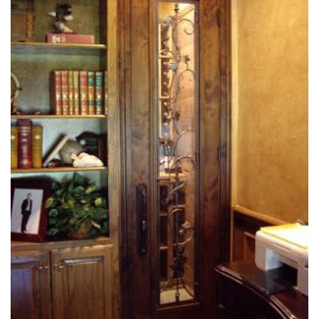 Tuscan Custom Wine Cellar Door Dallas Builders