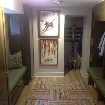 Basement Mud room/Storage