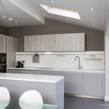 limed oak with corian