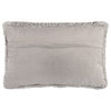 Safavieh Shag Modish Metallic Pillow, Metalic Silver, 2'4"x9'11'