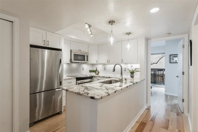 Inspiration for a transitional kitchen remodel in Denver