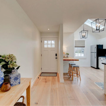 Rift & Quarter Sawn White Oak Flooring, Entry and Kitchen
