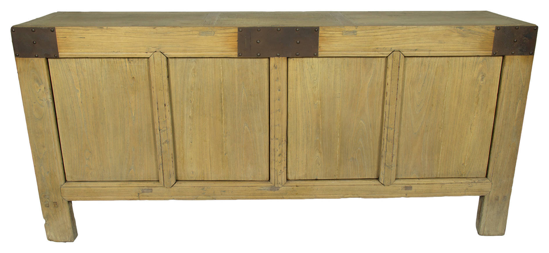 Consigned, Handcrafted Rustic Wood Sideboard Farmhouse Buffets And