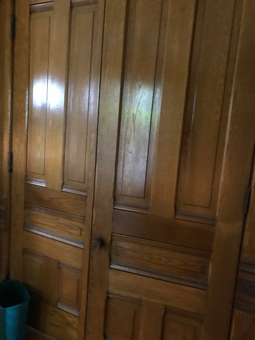 Refinishing solid wood doors