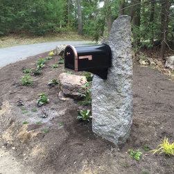 Hand Split Reclaimed Granite Post(s) Used in Landscapes - Products