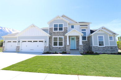 Traditional exterior home idea in Salt Lake City