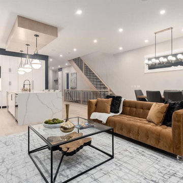 Modern Front garage in winston Hts