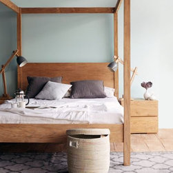 Nomad Java -  Mera Teak Bed Australian Queen - Bed Frames