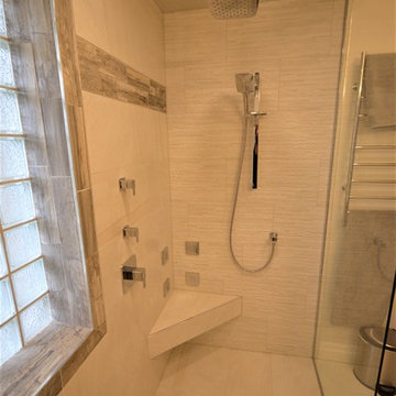 Steam Shower with Barrier Free Base