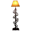 Scenery Style Floor Lamp, Wrinkle Black, Bear