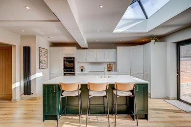 Design ideas for a contemporary kitchen in Essex.